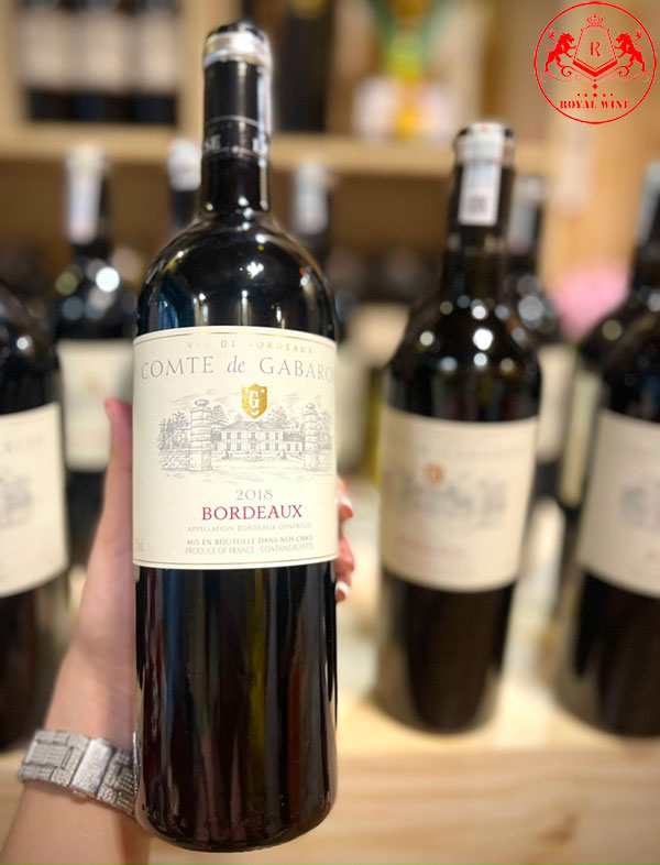 Vang đỏ Pháp Comte De Gabaron Bordeaux