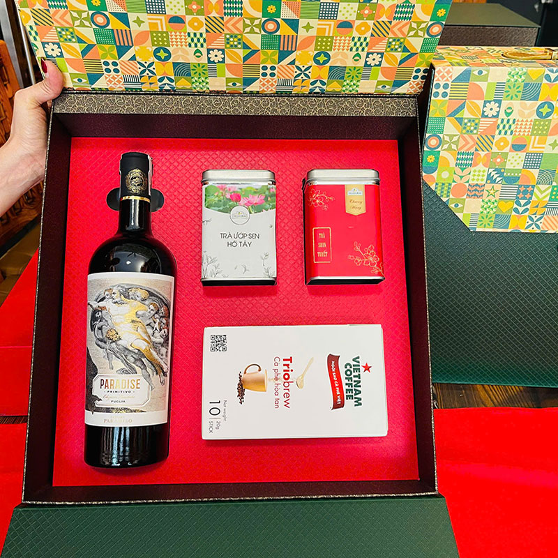Quà Tết Rượu Vang Và Cafe