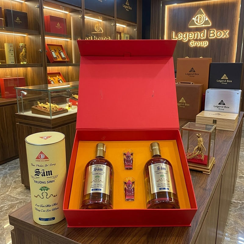 Quà Biếu Tết Rượu Sâm 2 Chai
